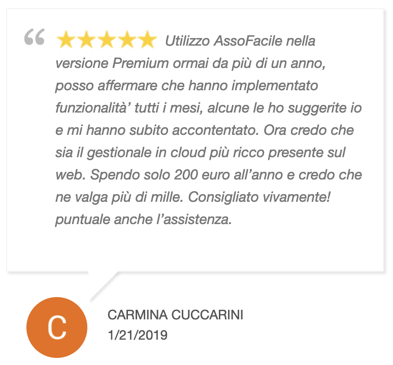 Recensione Assofacile Cuccarini